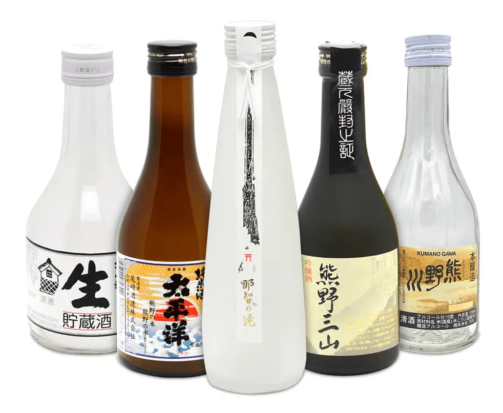 5種類の飲み比べ日本酒セット